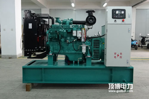 一臺(tái)750kW柴油發(fā)電機(jī)組工作小于100h，起動(dòng)排氣管有大量白煙